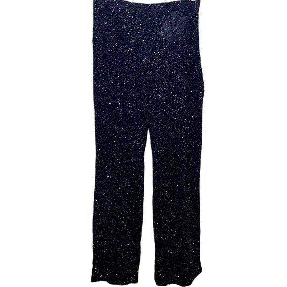 RESERVED Vintage Y2K INC international Concepts Beaded silk black lined pants - Picture 6 of 9